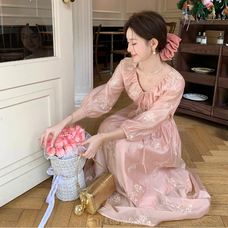 Dior Beauty Long Sleeved Dress Women's-3