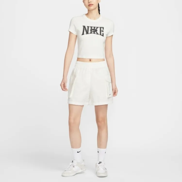 Nike Casual Shorts Women's White-1