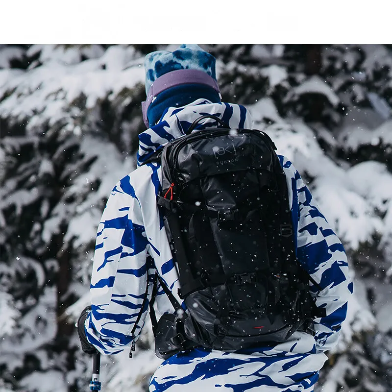 BURTON 25L Ski Bag Outdoor Bag Tear Resistant Fabric Black Unisex-4