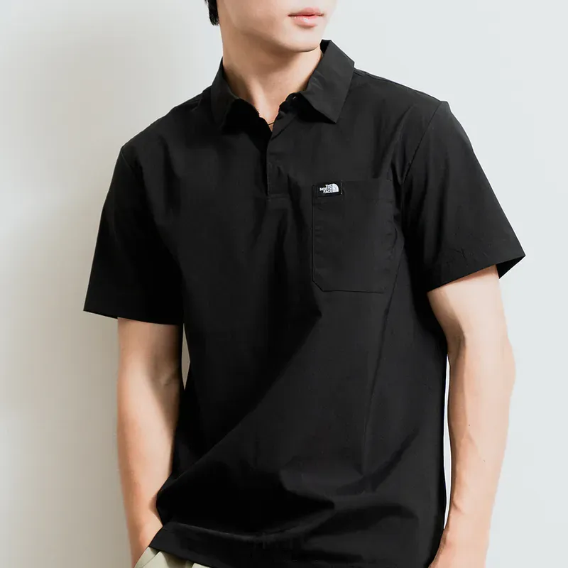 THE NORTH FACE M'S ALL ROUND EX S/S Polo Shirt Men's Black-2