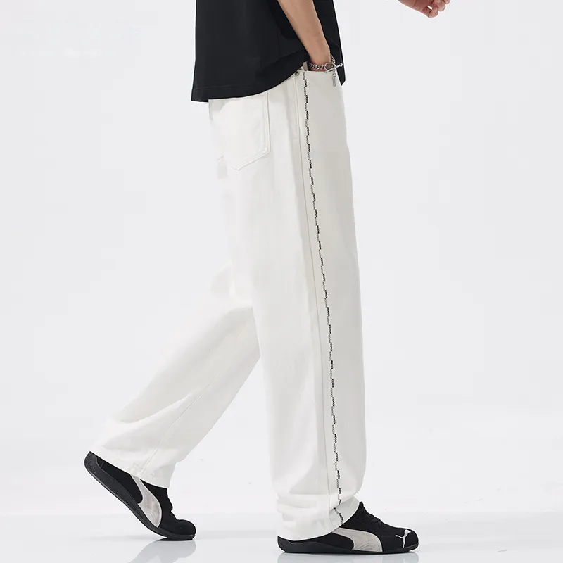 FAIRWHALE Jeans Unisex White-2