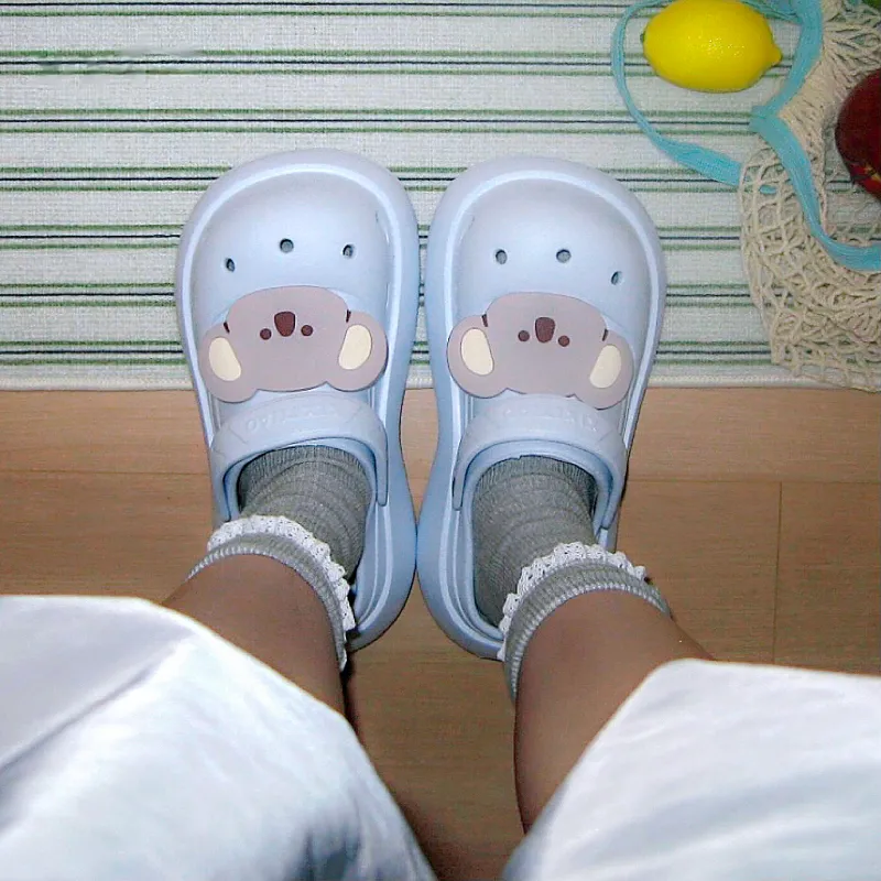 Thin Strips Home Sandals Slippers Women's, Distant Sky Blue-1