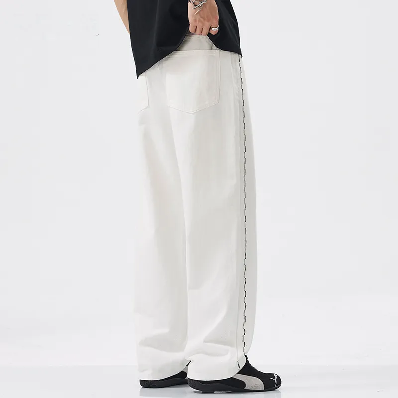 FAIRWHALE Jeans Unisex White-5