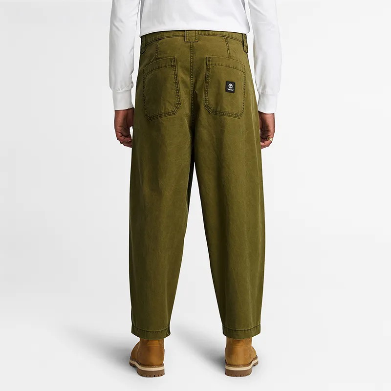 Timberland Cargo Pants Men's Dark Olive Green-3