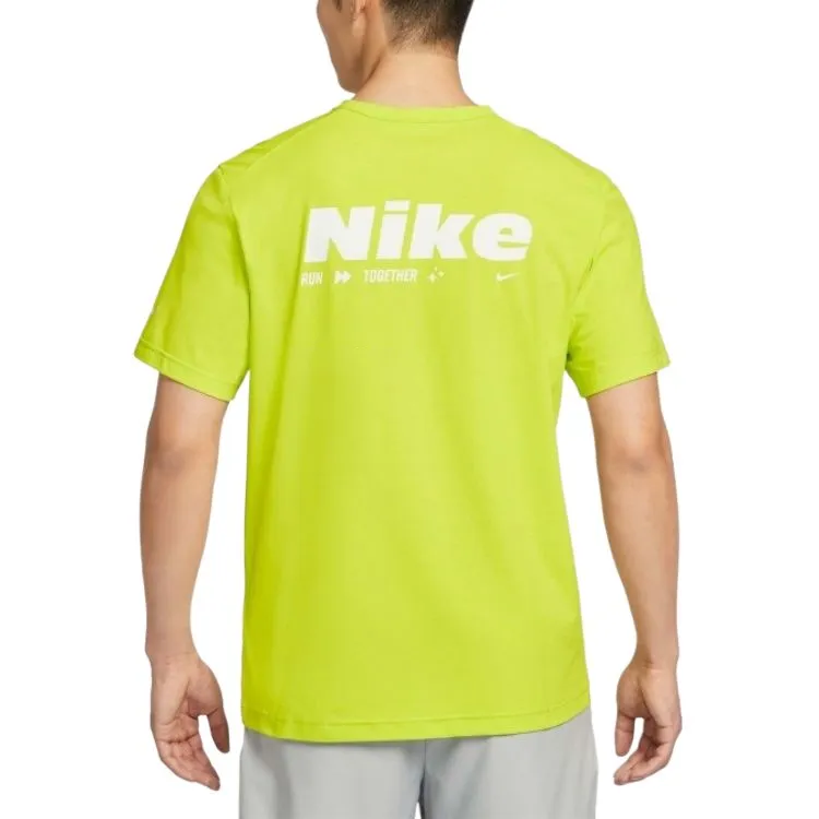Nike HYVERSEDri Fit T Shirt Men's Yellow-1