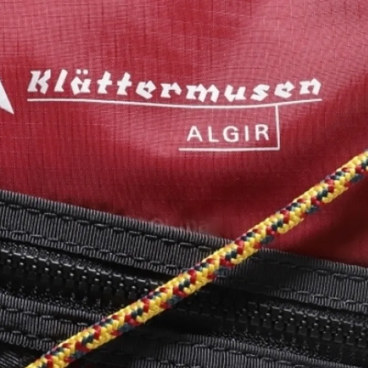 KLATTERMUSEN Recycled Polyamide Shoulder Bag Men's Red & Black-6
