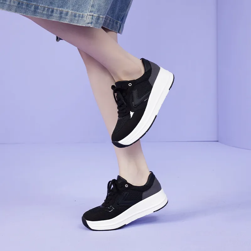 PANSY Casual Shoes Women's Low Top Black/White-1