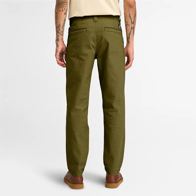 Timberland Casual Pants Men's Dark Olive Green-3