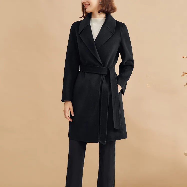 Yiner Coats Women's Black-1