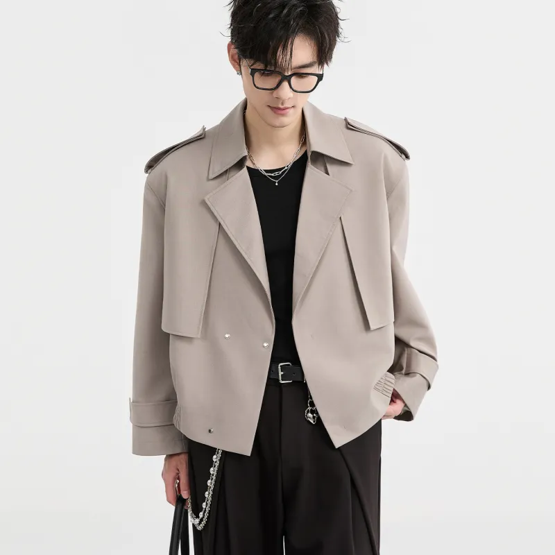 EARL JOEL Trench Coats Men-3