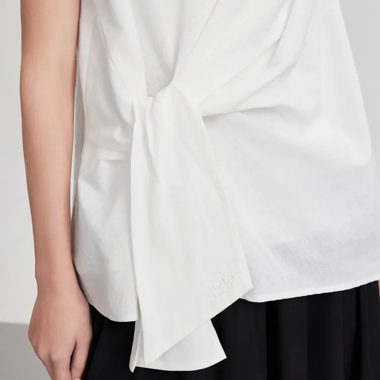 ELLE Shirts Women's White-5