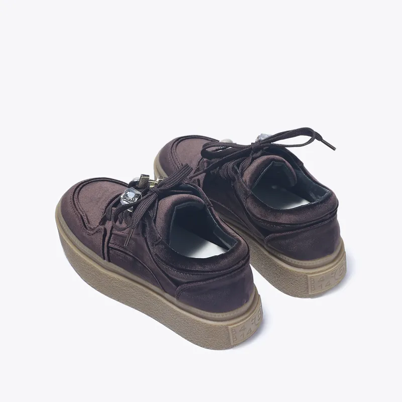 SELAIYA Wear resistant And Lightweight Low Top Skateboard Shoes Women's-7