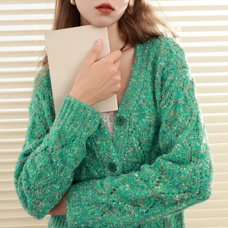 3COLOUR Knitwear Women's Forest Green-2