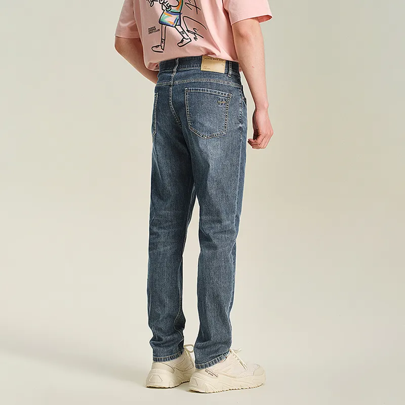 HLA Jeans Men's Blue Gray Ox Transition Color Deep-3