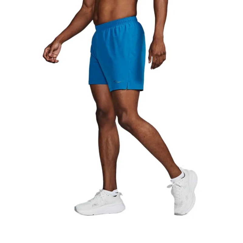 Saucony Outpace 5 Casual Shorts Men's Blue-2