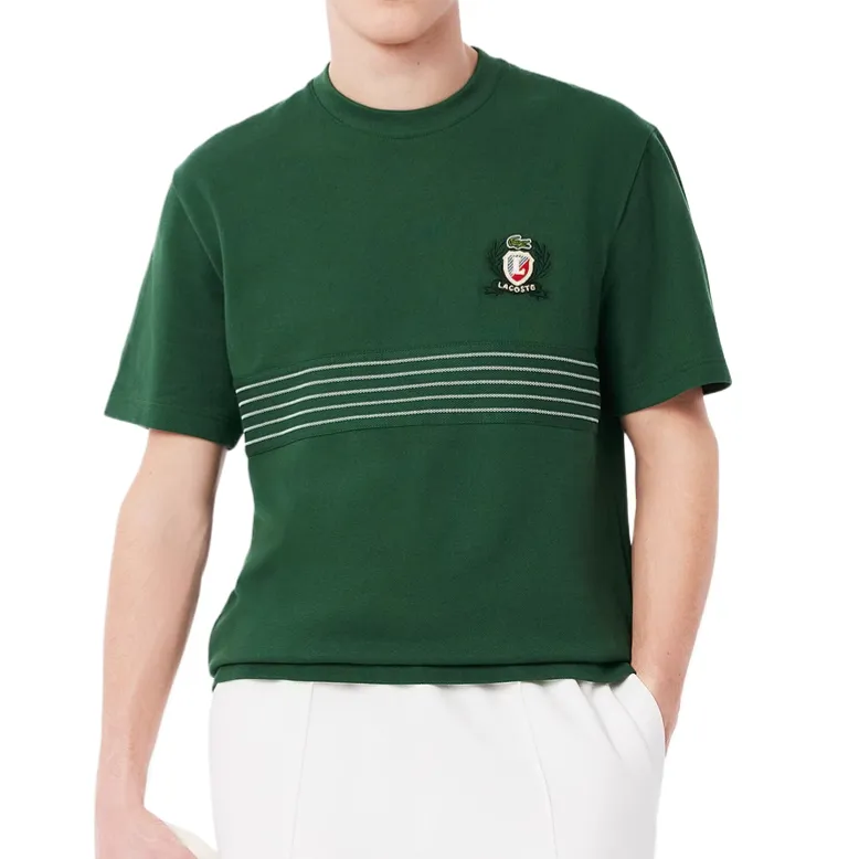 LACOSTE Embroidered Badge T shirt-1