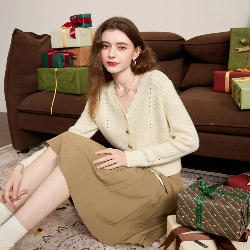 3COLOUR Knitwear Women's Cream-4