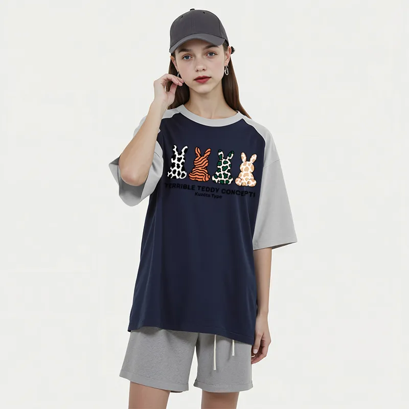 FAIRWHALE Raglan Sleeve T Shirt Women's-11