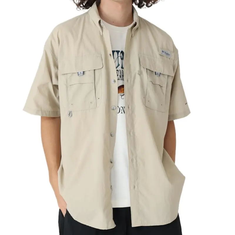 Columbia Shirts Men Khaki-4