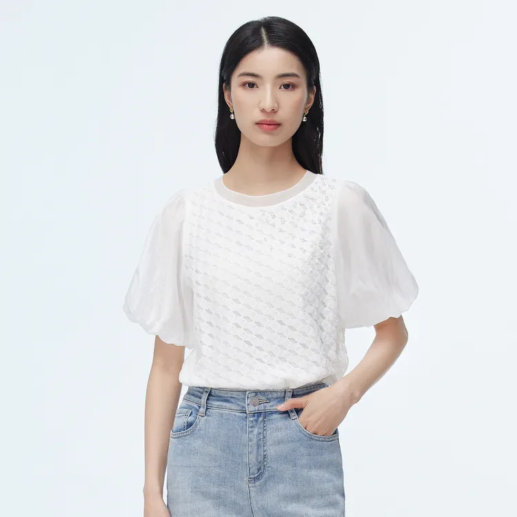 SHUIYUNJIAN Knitwear Women's Raw White-2