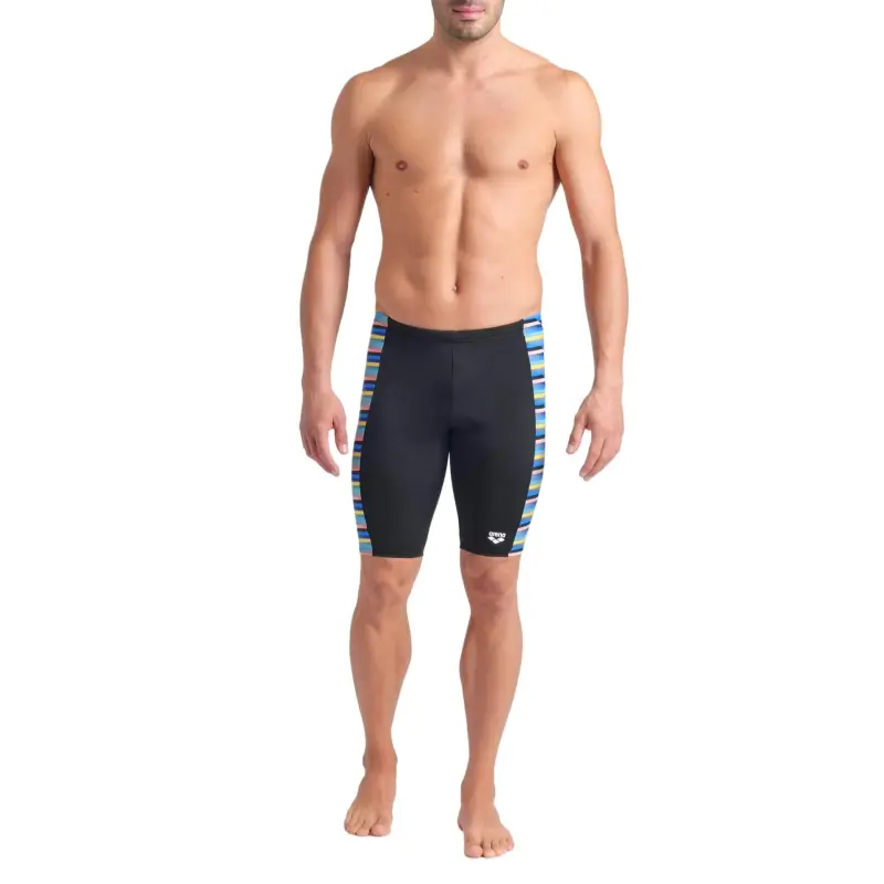 Arena Racing Stripe Jammer Swimming Shorts Men's-5