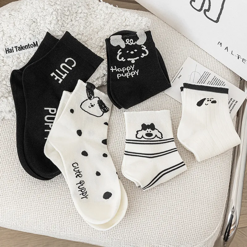 Gentle Welcome Ankle Socks Women's 5 Pack-2