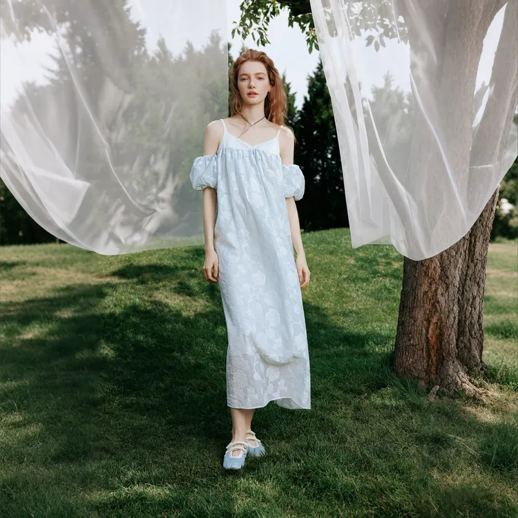 ELLE Short Sleeved Dress Women's-1