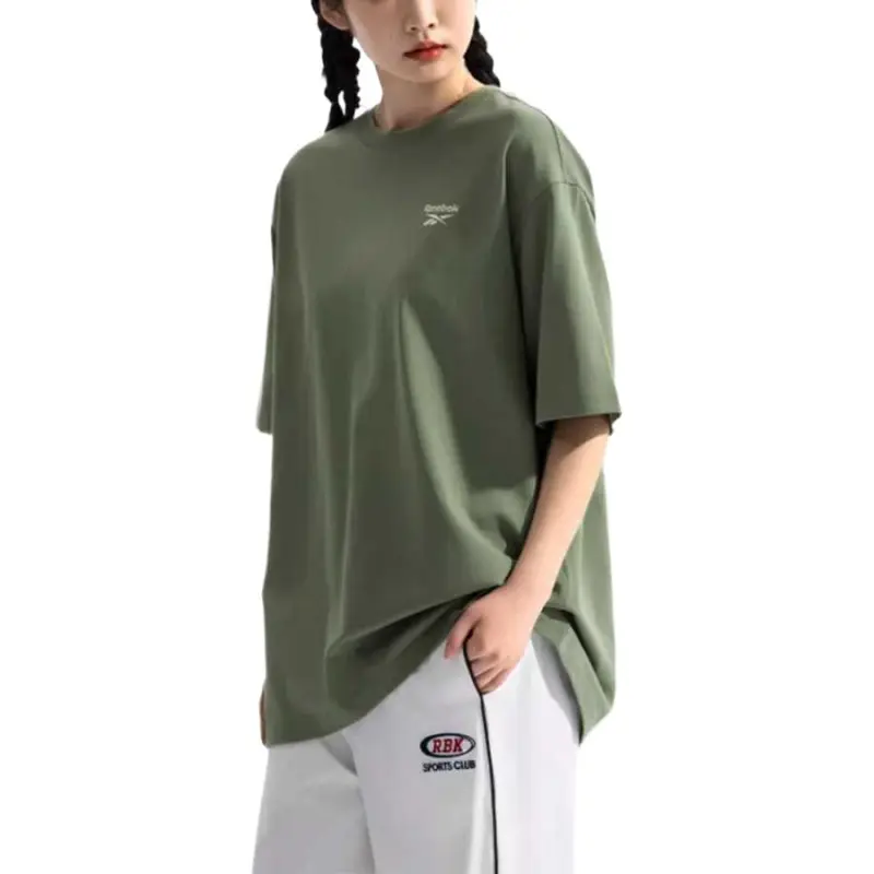 Reebok T Shirt Unisex Light Army Green-2
