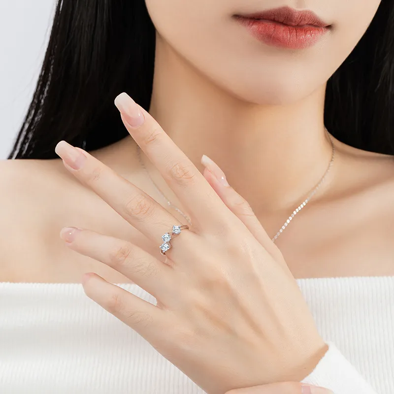 Happy Tide S925 Silver Rings Women's Silver-2
