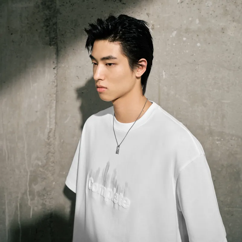 GXG Urban Aesthetics Of The Blockbuster Weaving Series T Shirts Men-4