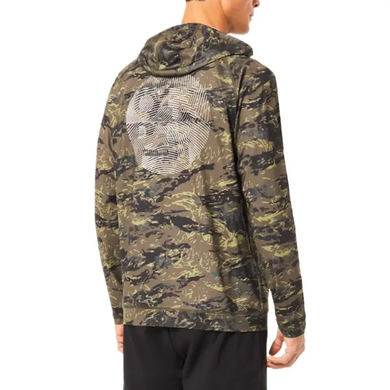 Oakley Sweatshirt Men's Tiger Mountain Camo Colorful Blue-4