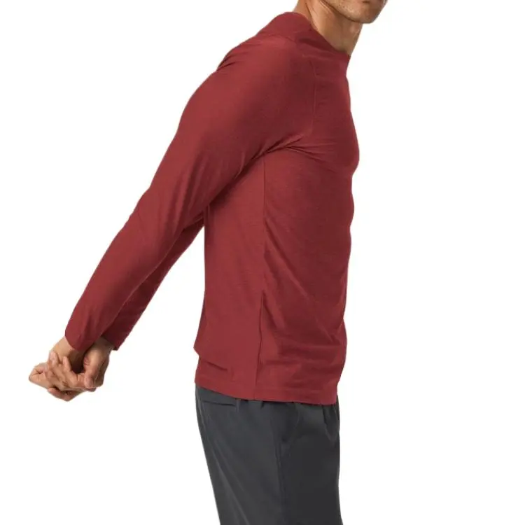 Vuori T Shirts Men Red/Currant Heather-4