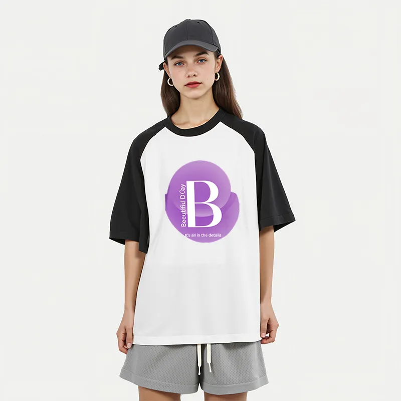 FAIRWHALE Drop Shoulder Sleeve T Shirt Women's-6