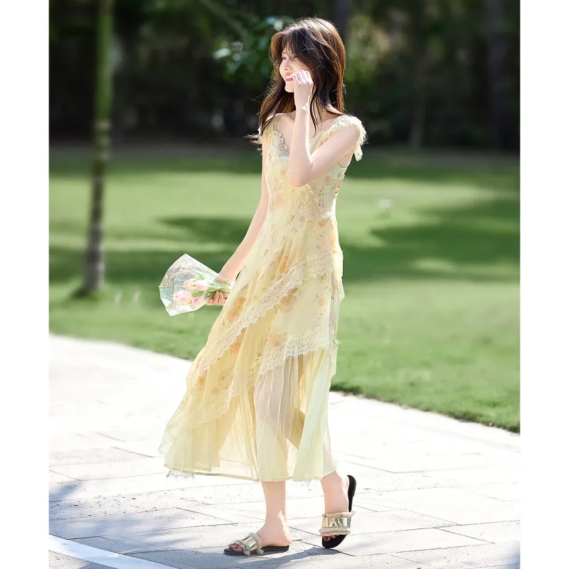Still Quiet Sleeveless Dress Women's-1