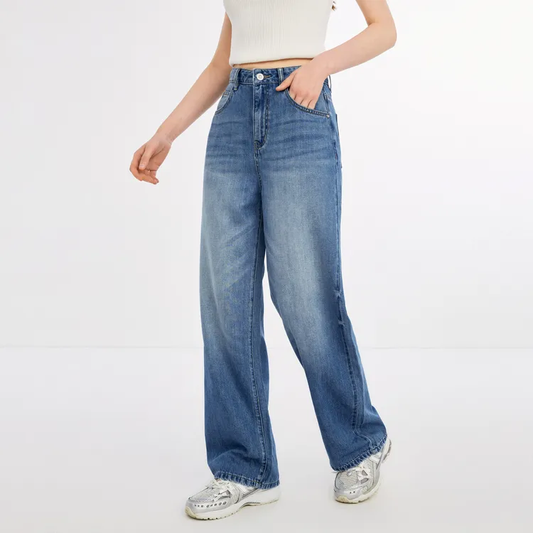 LEDIN Jeans Women's Denim Blue-3