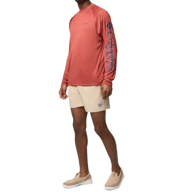 Columbia PFG Terminal Tackle T Shirt Men's Red-2