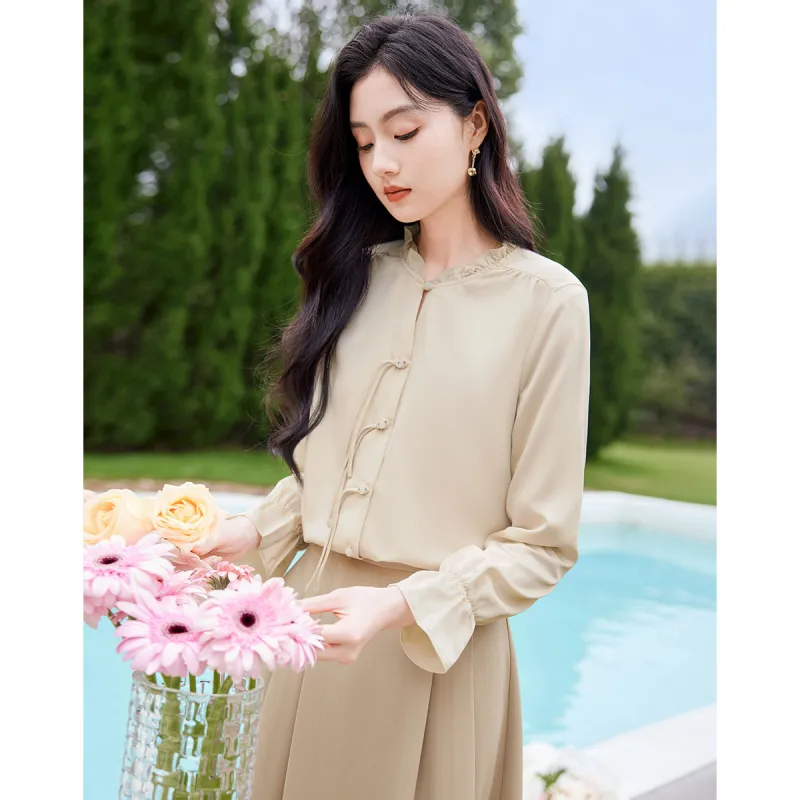 Like The Age Of Water Fall Sweatshirt Regular Women's Beige-3