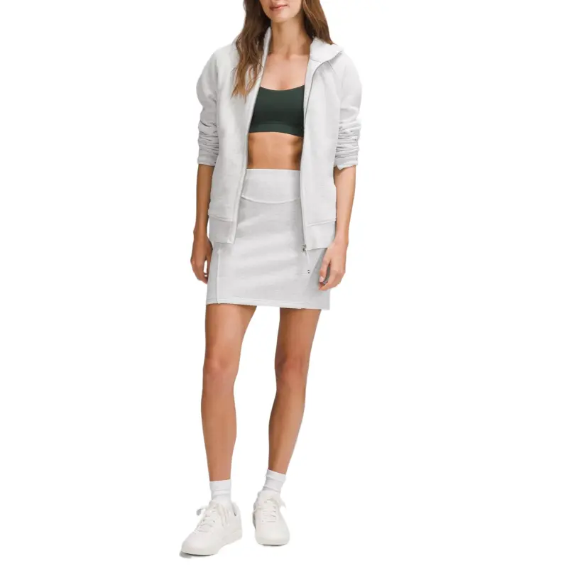 Lululemon Scuba Series Cotton Blend Fleece Casual Short Skirts Women's-11