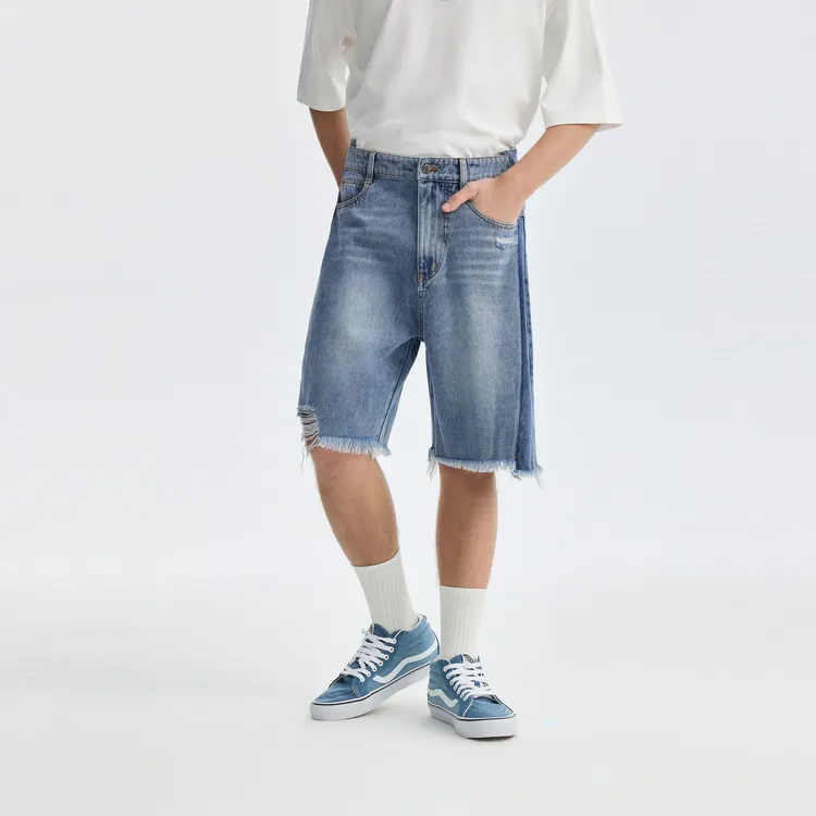 INXX APYD Denim Shorts Unisex Denim Blue-2