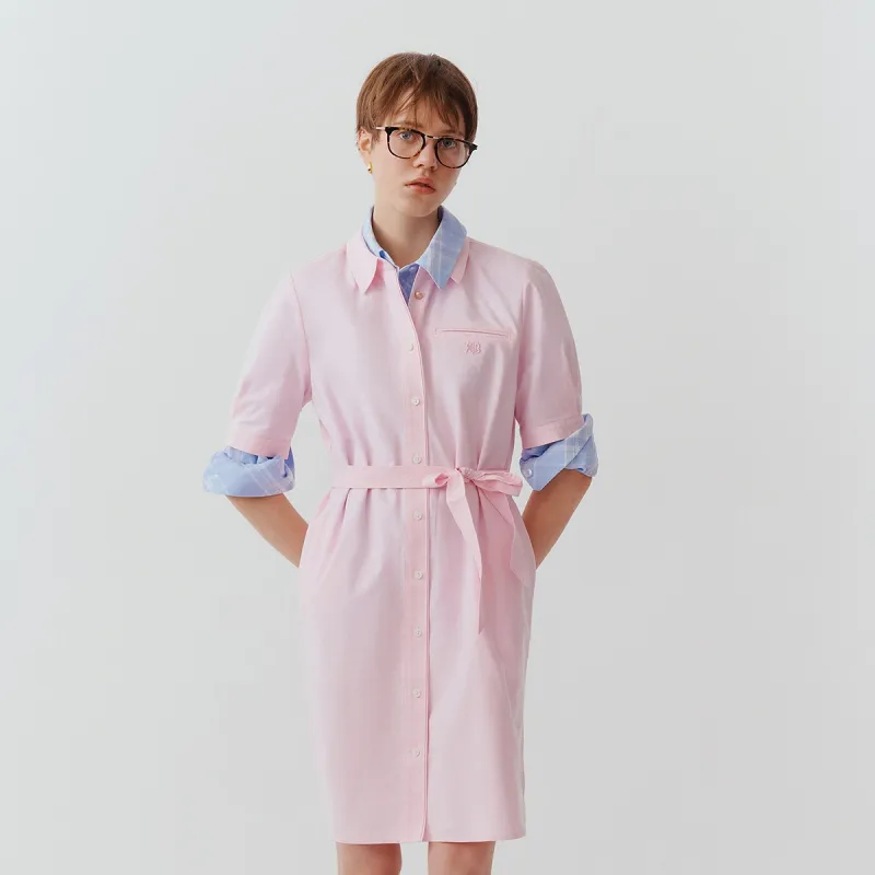 Teenie Weenie Short Sleeved Dress Women's Pink-2