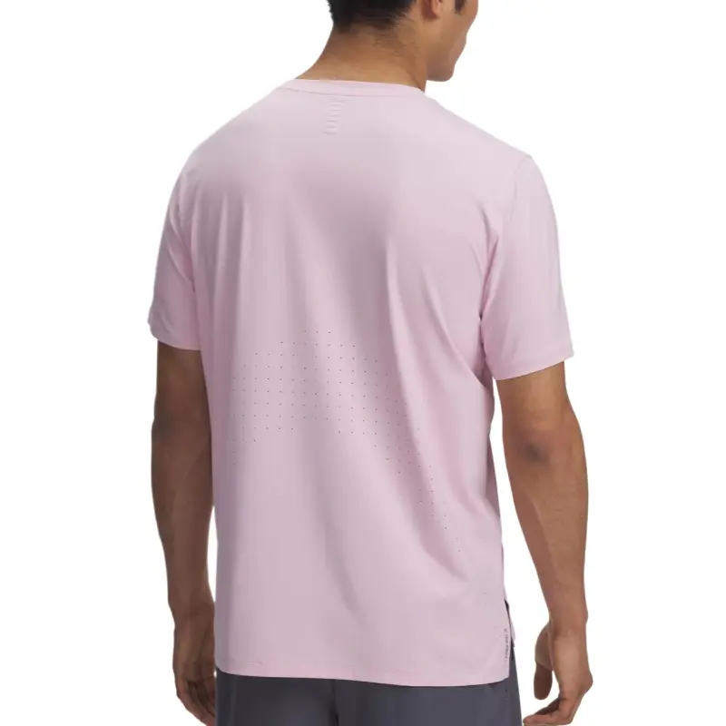 Under Armour Launch EliteIso Chill T Shirt Men's Pink-1