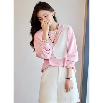 Like The Age Of Water Sweatshirt Women's Pink