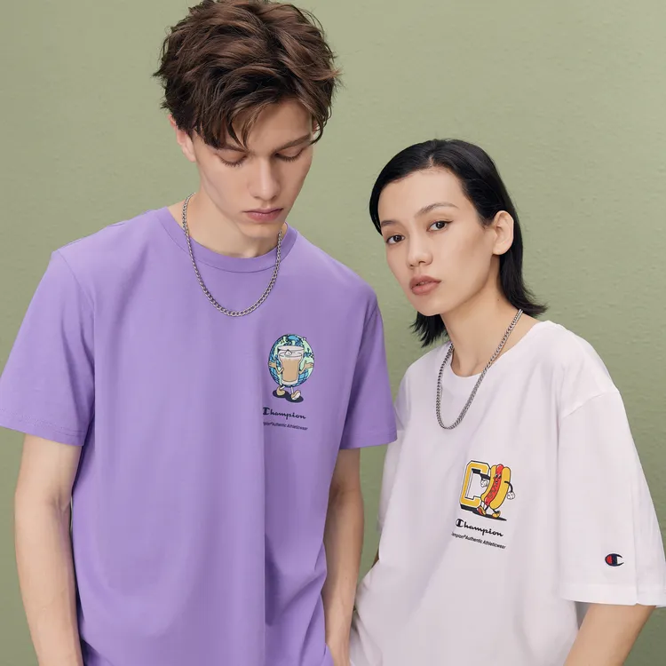 Champion T Shirt Europe Version Unisex-11