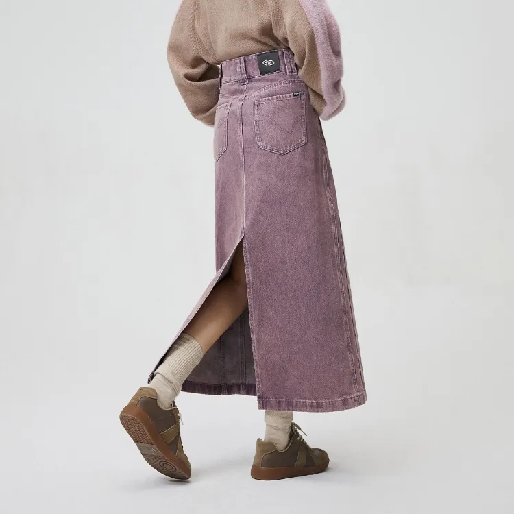 ONLY Denim Long Skirts Women's-3