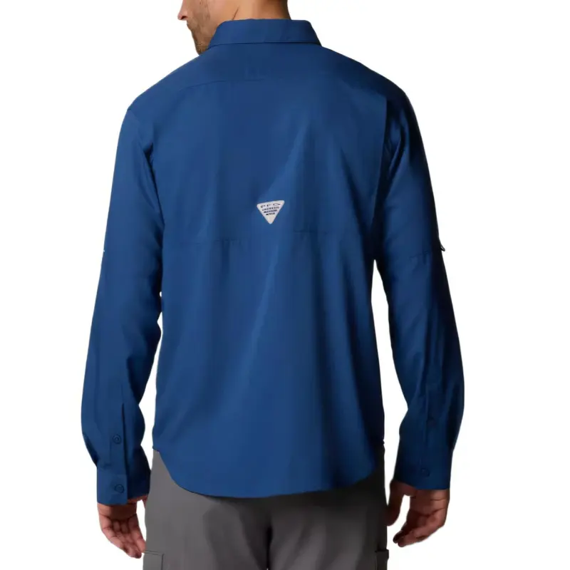 Columbia PFG Blood And Guts Shirt Men's Dark Blue-1