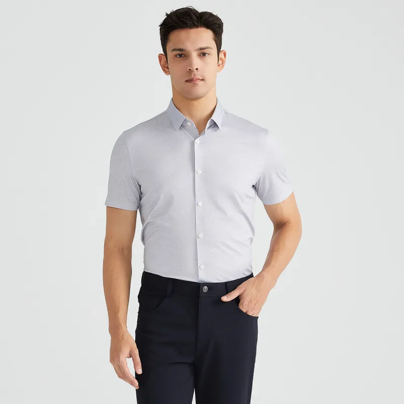 Satchi Shirts Men Gray White-5