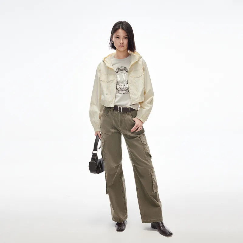 ONLY Cropped Coats Women's A06 Ancient White-3
