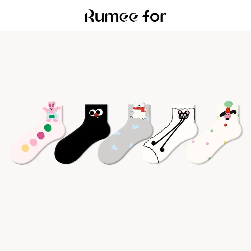 Gentle Welcome Ankle Socks Women's Combo Set-4