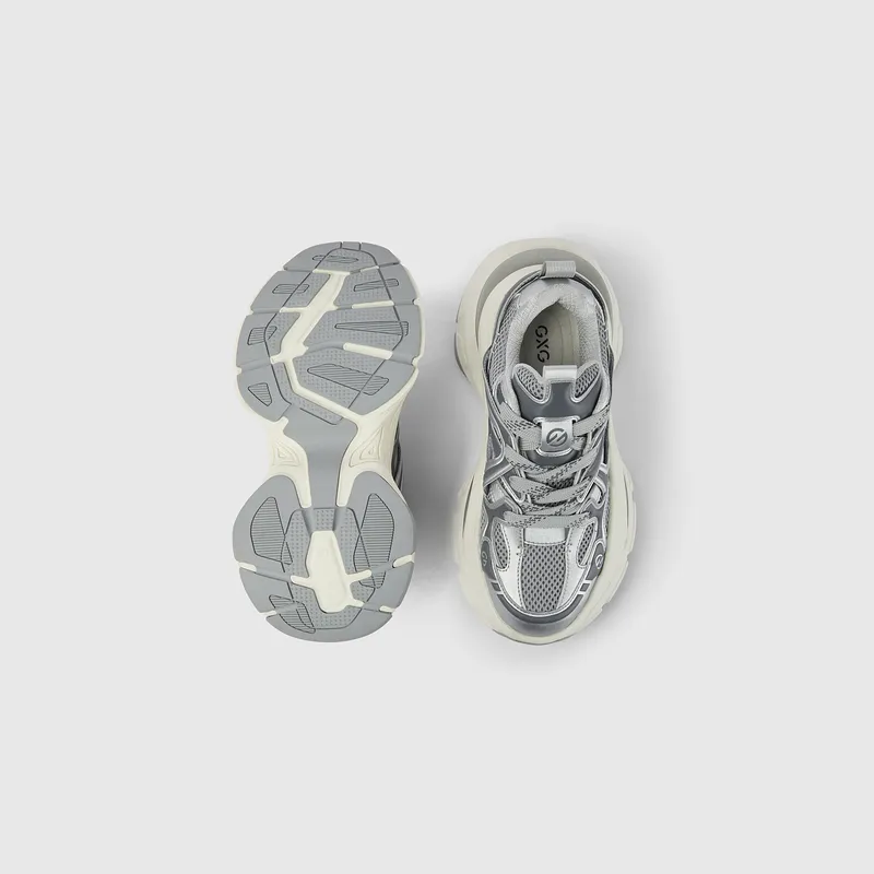 GXG Rattlesnake Cushioning Slip Resistant Breathable Support Height Increasing Low Top Chunky Sneakers Men's-3