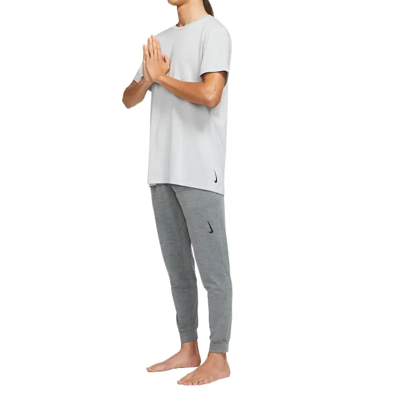 Nike YOGA DRI FIT Cleaning Casual Pants Men's Smoke Gray/Iron Gray/Mixed Color/Black-2